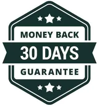 30-day money-back guarantee seal shown on the official Lulutox website
